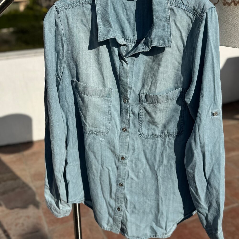 Women's Anthropologie Cloth & Stone Denim Shirt